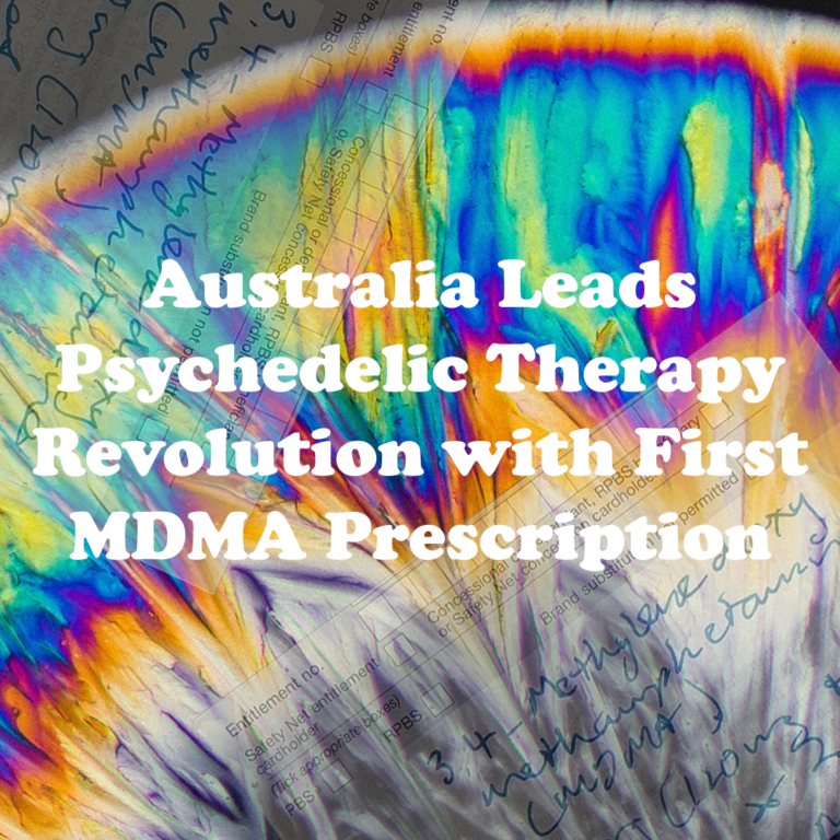 Australia Leads Psychedelic Therapy Revolution with First MDMA Prescription