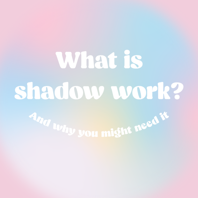 What is shadow work?