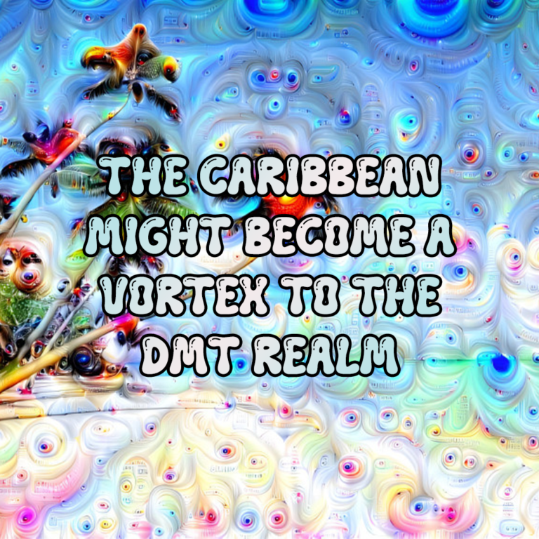 Caribbean might become a vortex to the DMT realm