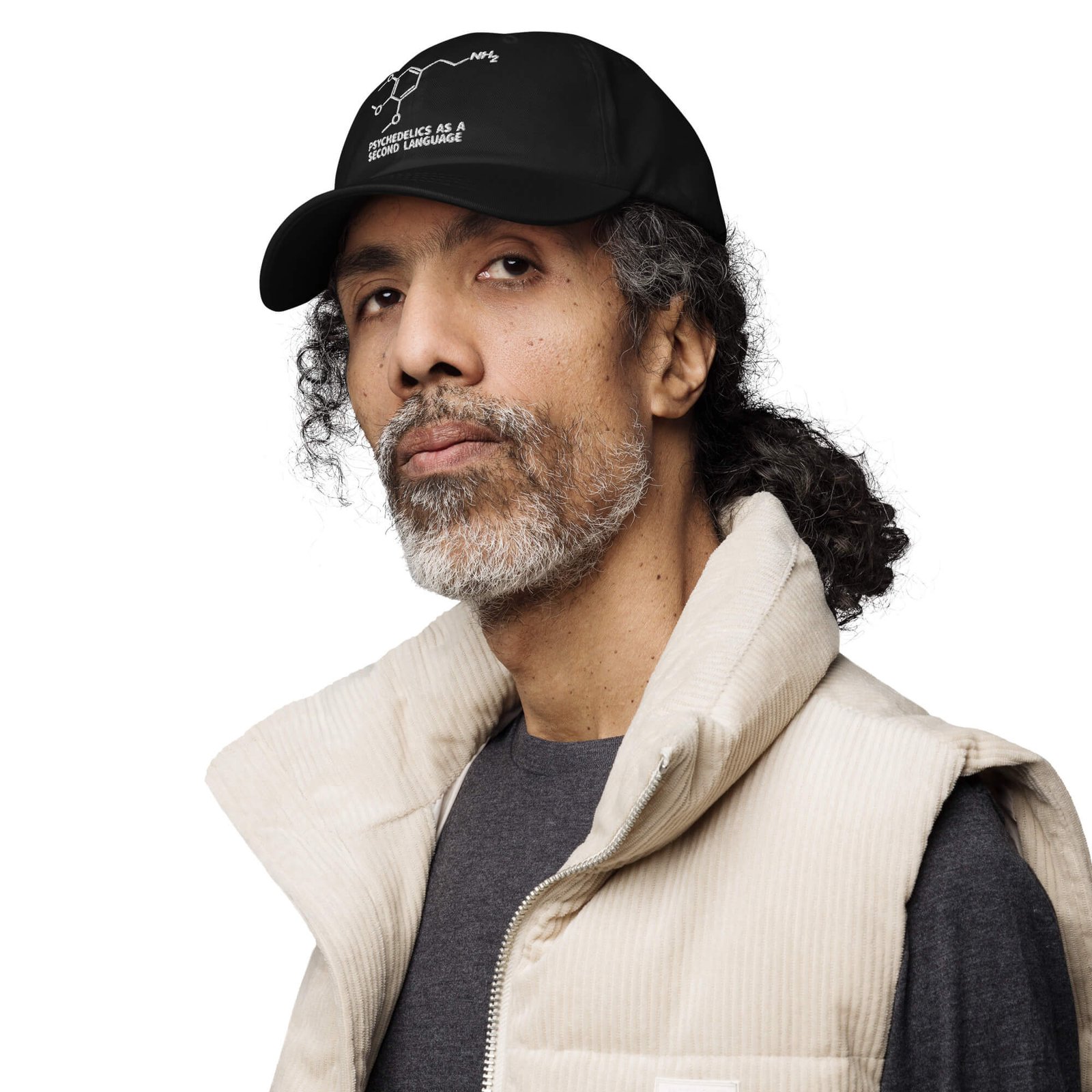 Mescaline Molecule Dad hat - Image 2