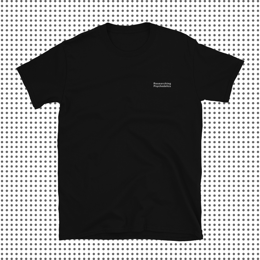 Researching Psychedelics Embroidered Short-Sleeve Unisex T-Shirt