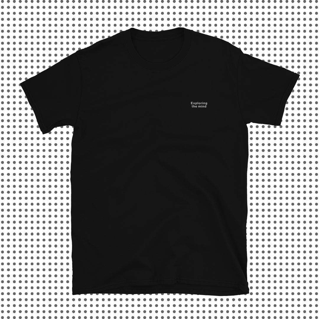 Exploring the Mind Embroidered Short-Sleeve Unisex T-Shirt