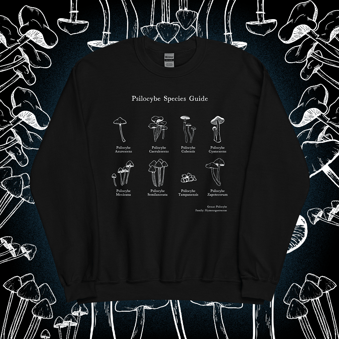 Magic Foraging (Psilocybe Edition) Unisex Sweatshirt