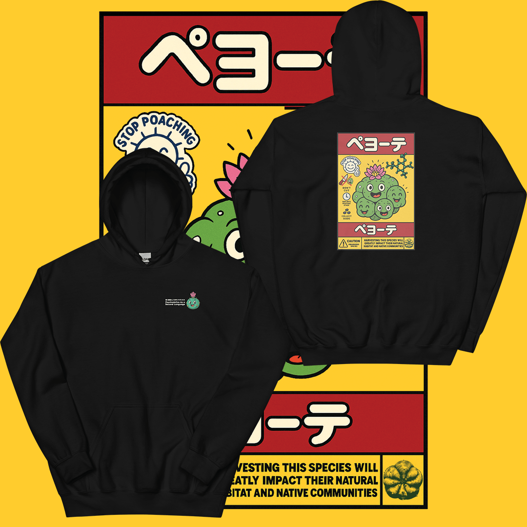 ペヨーテ (Peyote) Stop Poaching Unisex Hoodie