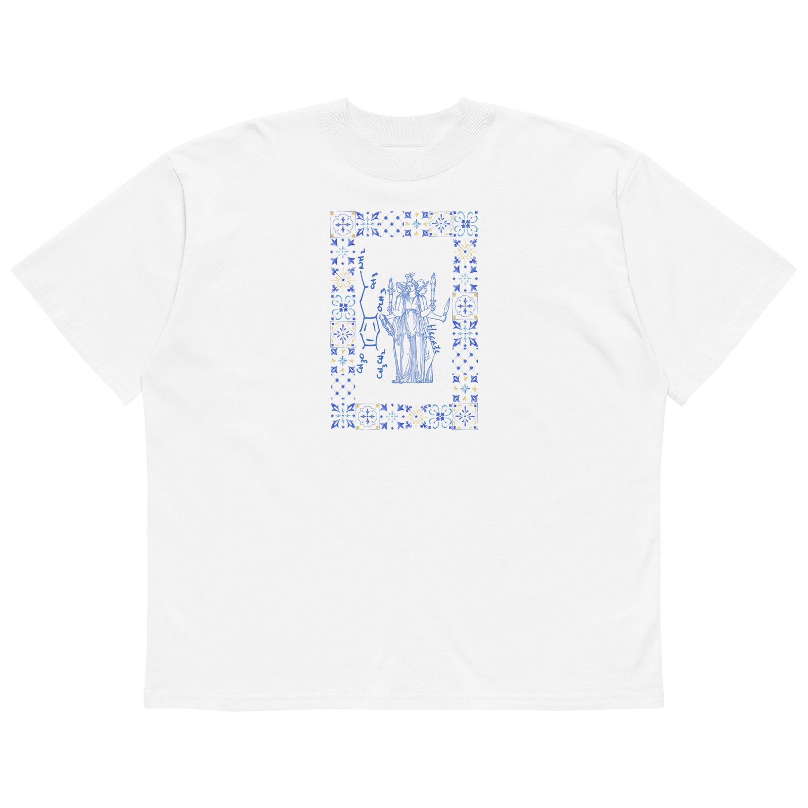 Shulgin's 10 classic ladies: Hecate (DOET) shirt - Organic cotton Oversized - Image 2