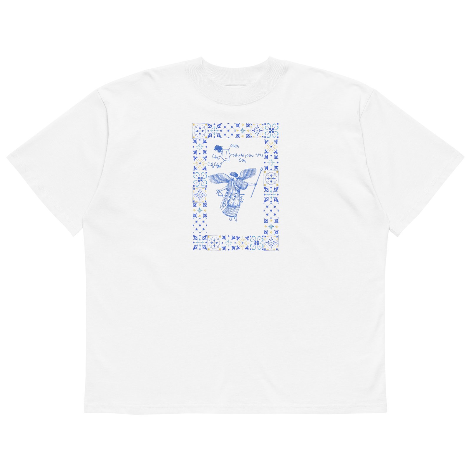 Shulgin's 10 classic ladies: Iris (DOM-5ETO) shirt - Organic cotton Oversized - Image 2