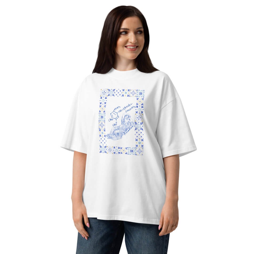 Shulgin's 10 classic ladies: Ariadne (4C-DOM) shirt - Organic cotton Oversized