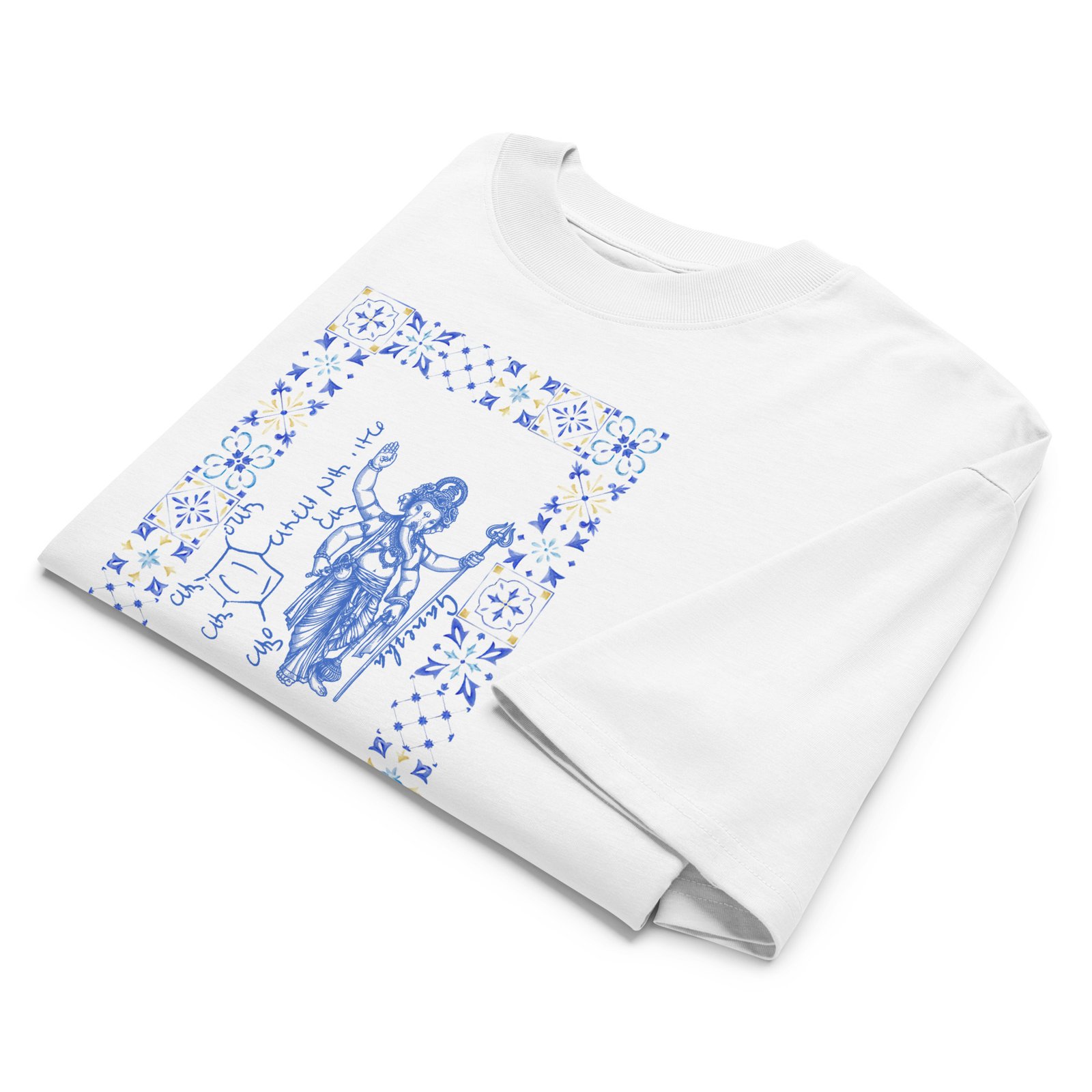 Shulgin's 10 classic ladies: Ganesha (3-methyl-DOM) shirt - Organic cotton Oversized - Image 5