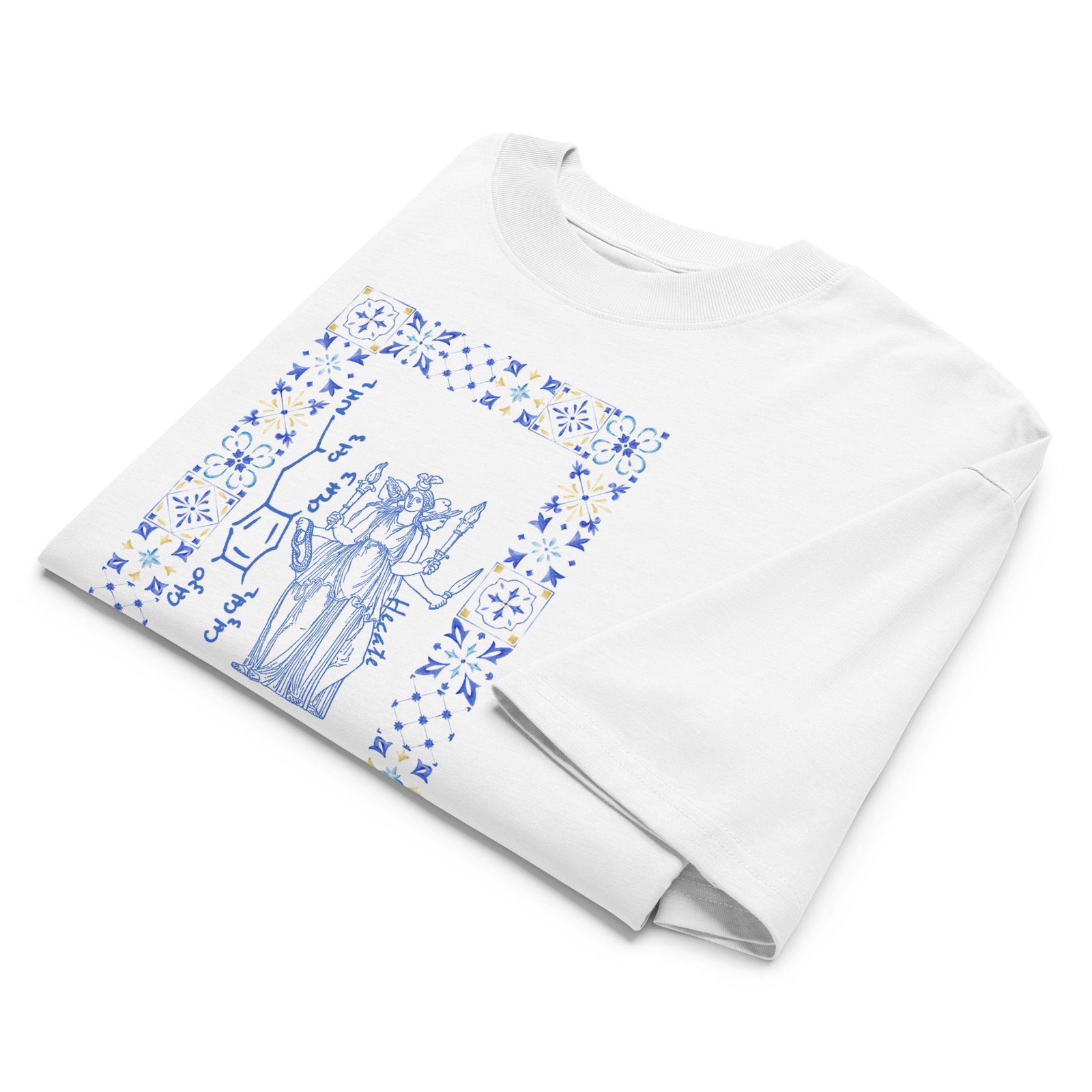 Shulgin's 10 classic ladies: Hecate (DOET) shirt - Organic cotton Oversized - Image 5